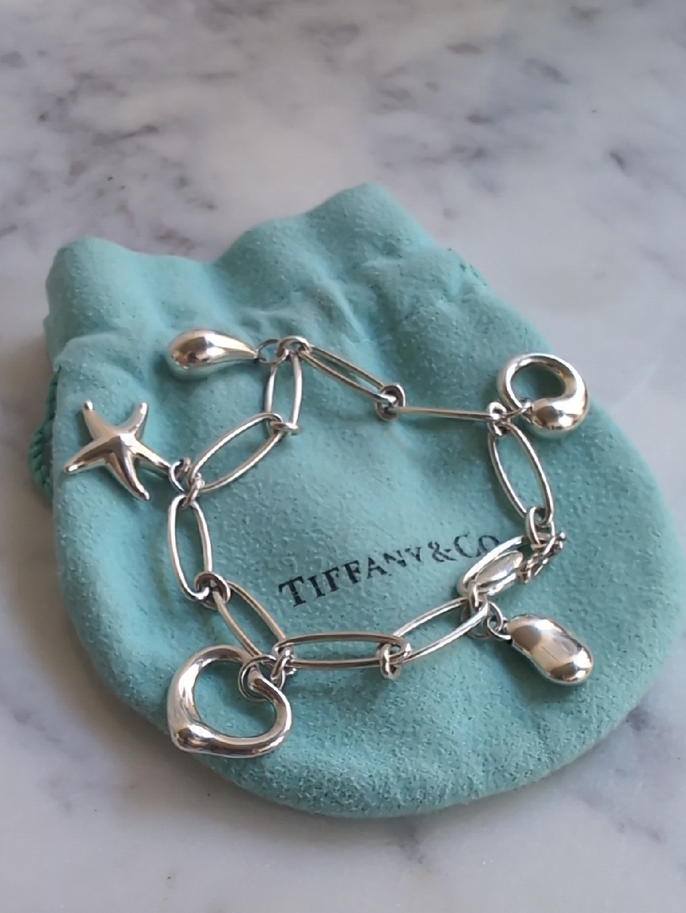 Authentic Vintage Tiffany & Co. Charm Bracelet, Elsa Peretti